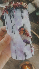 Load and play video in Gallery viewer, Scorpio Mini Spell Candle with Obsidian & Clear Quartz