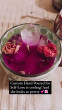 Load and play video in Gallery viewer, Custom Hand-Poured Ritual Candle in Mosaic Votive
