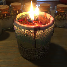 Load image into Gallery viewer, Custom Hand-Poured Ritual Candle in Mosaic Votive