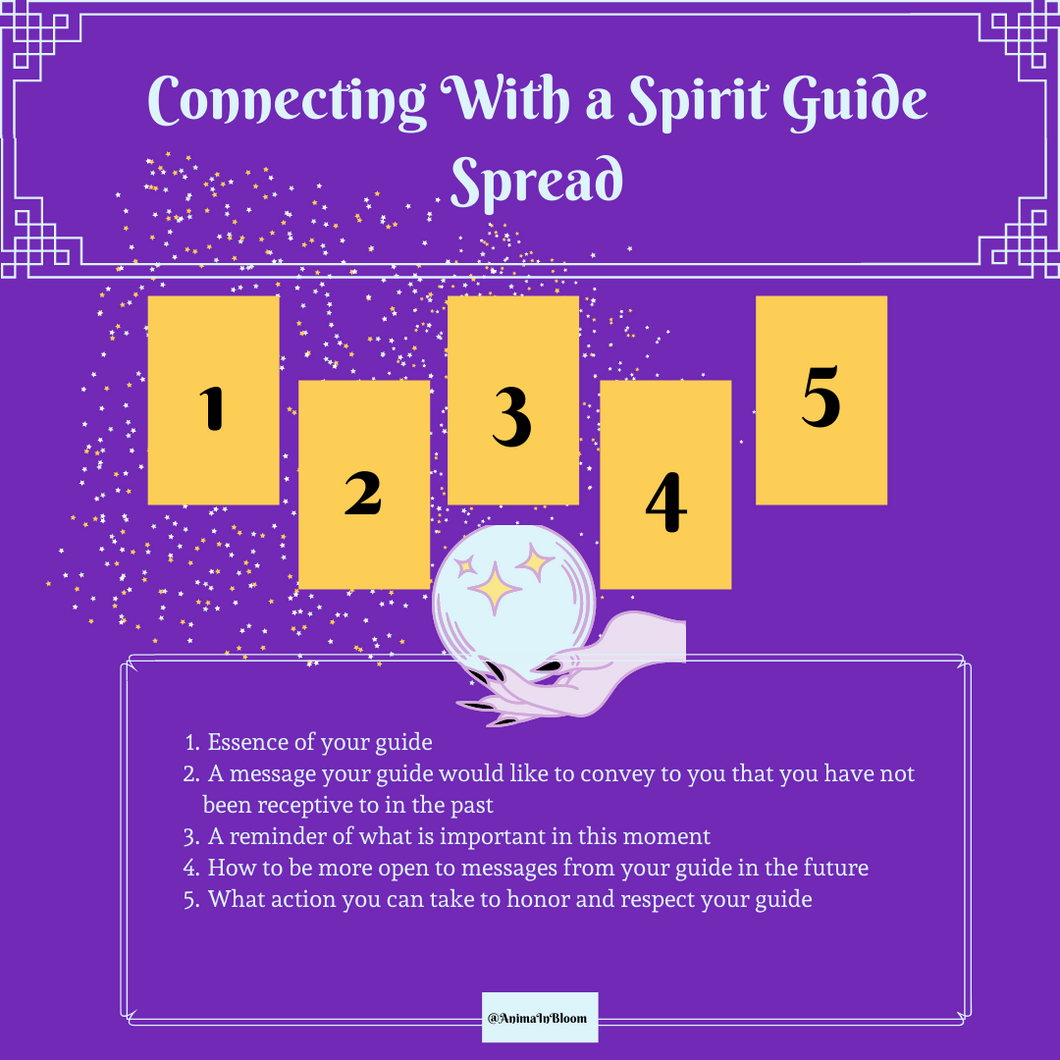 Connecting With Your Spirit Guide Tarot Spread