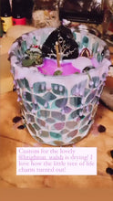 Load and play video in Gallery viewer, Custom Hand-Poured Ritual Candle in Mosaic Votive
