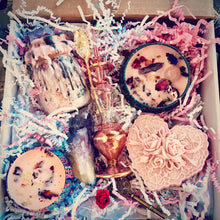 Load image into Gallery viewer, Mighty Aphrodite Intimacy &amp; Self-Love Bath Box

