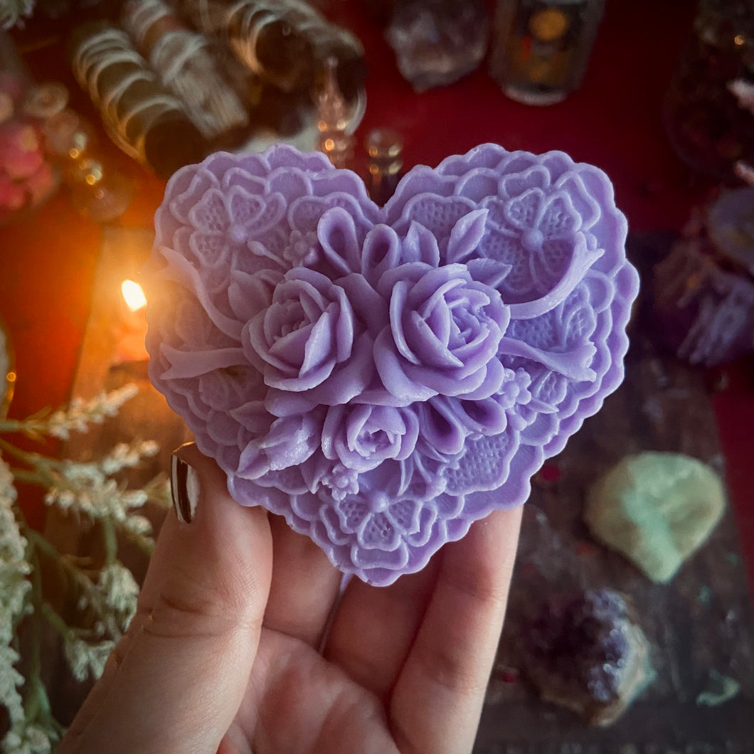 Lavender Sweetheart Soap