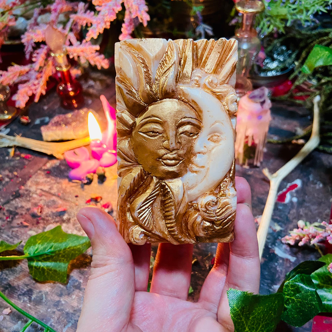 Hand painted Winter Sun Shea Butter Soap